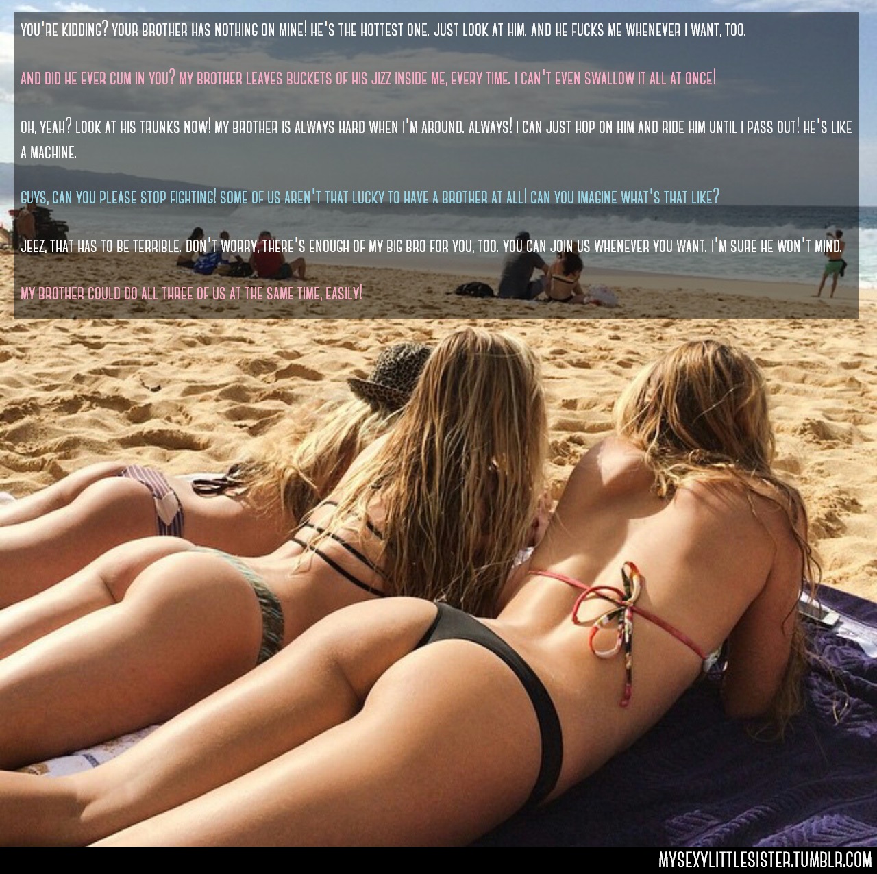 how can u suck your own dick #Mysexylittlesister #sister #brother #incest #siblings #BrotherSister #butt #beach #bikini